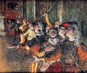 Edgar Degas The Chorus (1876) by Edgar Degas oil painting on canvas